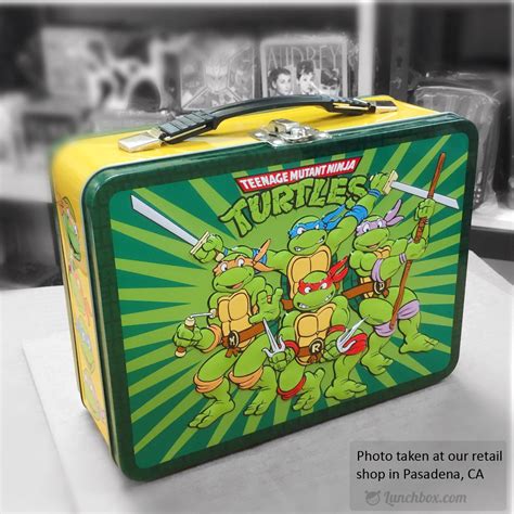 ninja turtles metal lunch box|ninja turtle backpack with lunchbox.